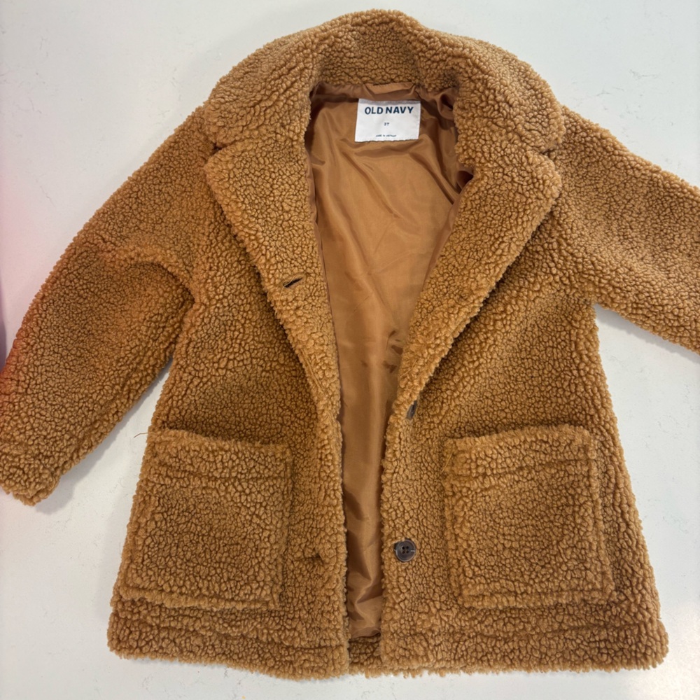 Old Navy Brown Fleece Jacket for Kids